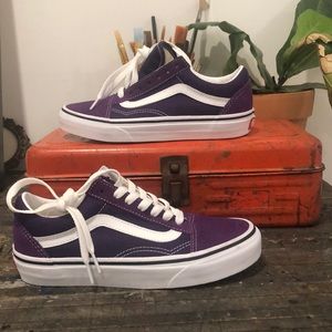 Purple old school vans. No box like new